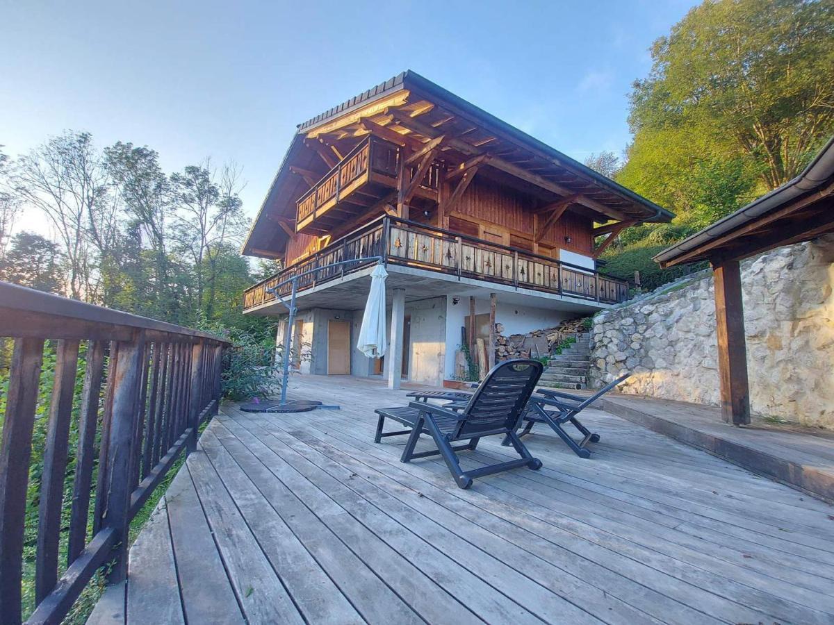 Chalet Savoyard Avec Jardin, Poele A Bois Et Wifi - Fr-1-624-11 Verchaix エクステリア 写真